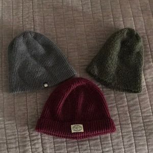 Obey/COAL beanie trio